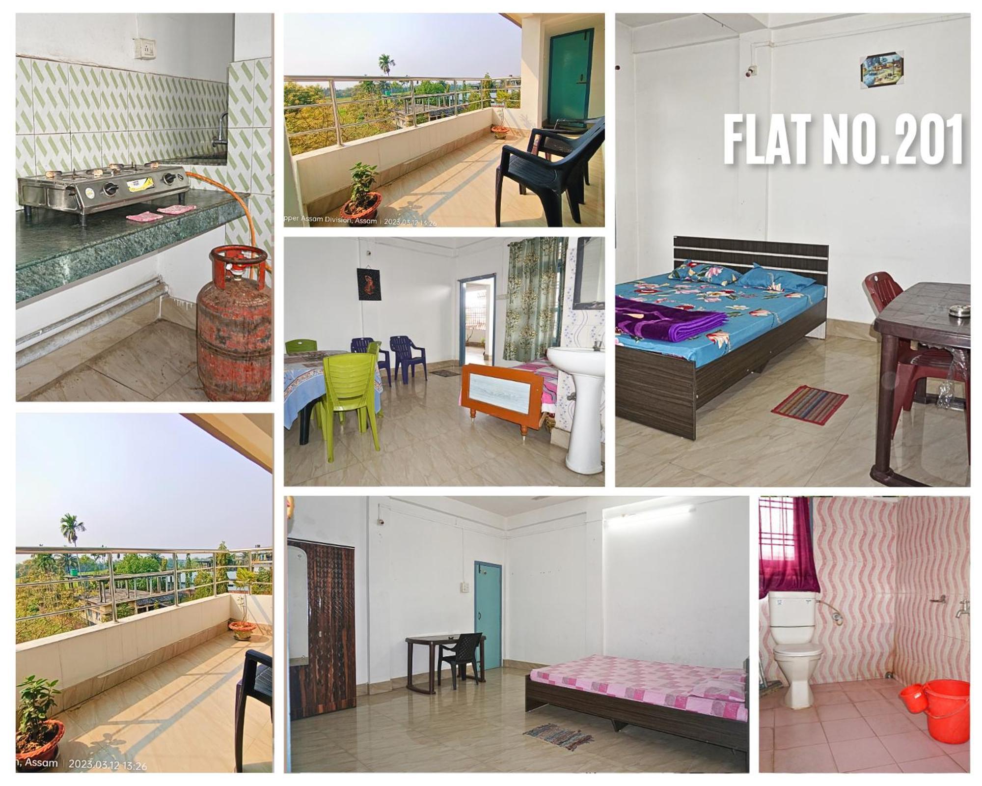 Taj Residency Holiday Homestay -Entire 1Bhk & 2Bhk Private Apartments -Call 767Ooo54Oo Jorhāt Zewnętrze zdjęcie